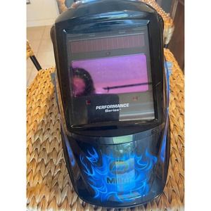 Miller Performance Blue Skull Welding mask